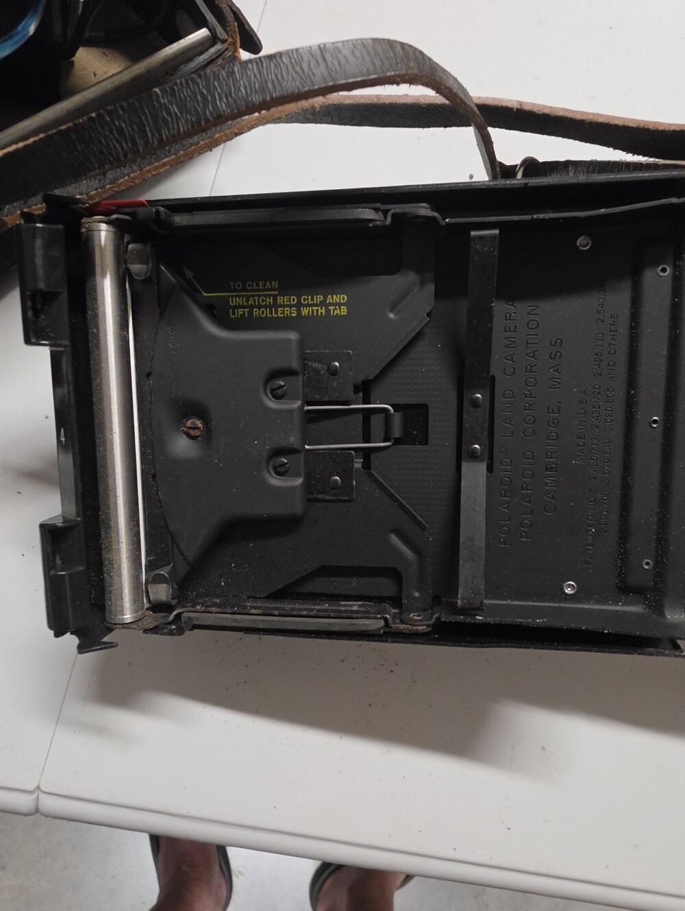 Vintage Polaroid Automatic 100 Land Camera Carry Case, Flash, Etc. NOT TESTED! - Picture 10 of 10